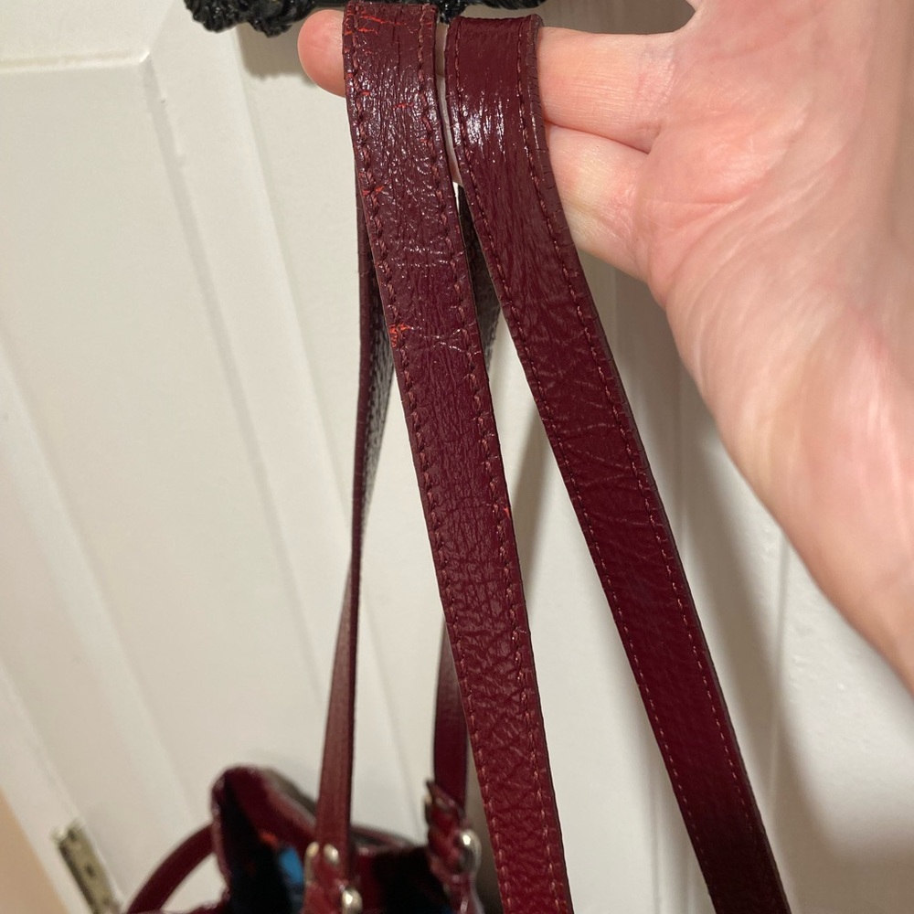 Marc Jacobs Burgundy Leather overnight/Backpack tote - Picture 10 of 10
